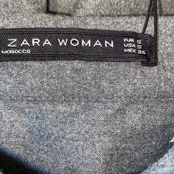 Zara Asymmetrical Skirt With Side Buttons - Picture 7 of 8
